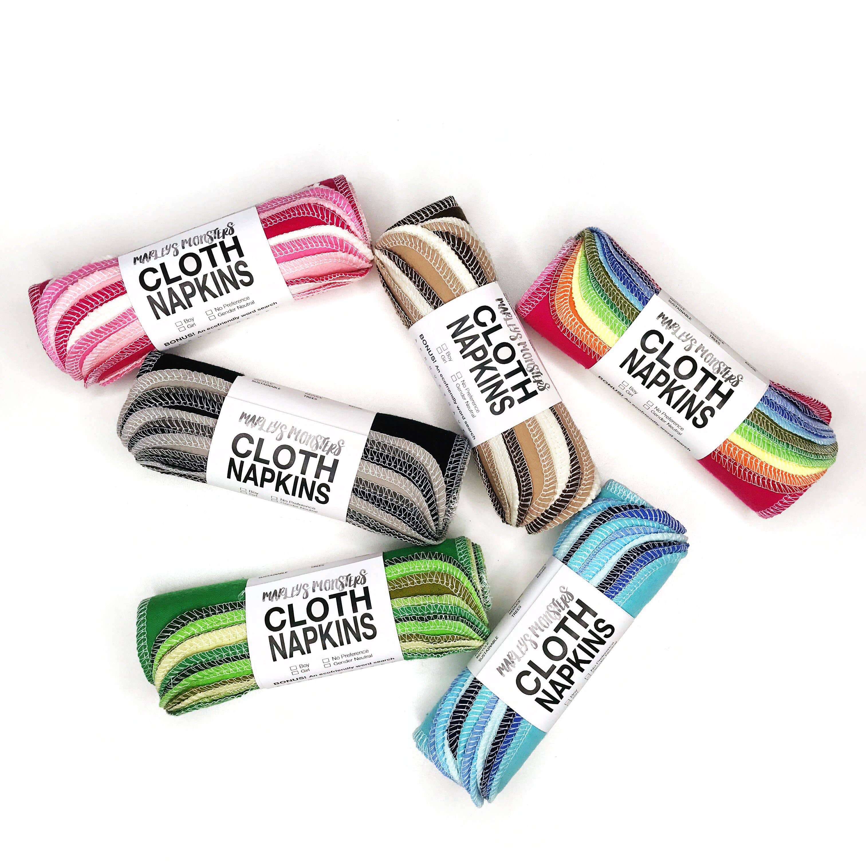 12 Cloth Napkins: Solids