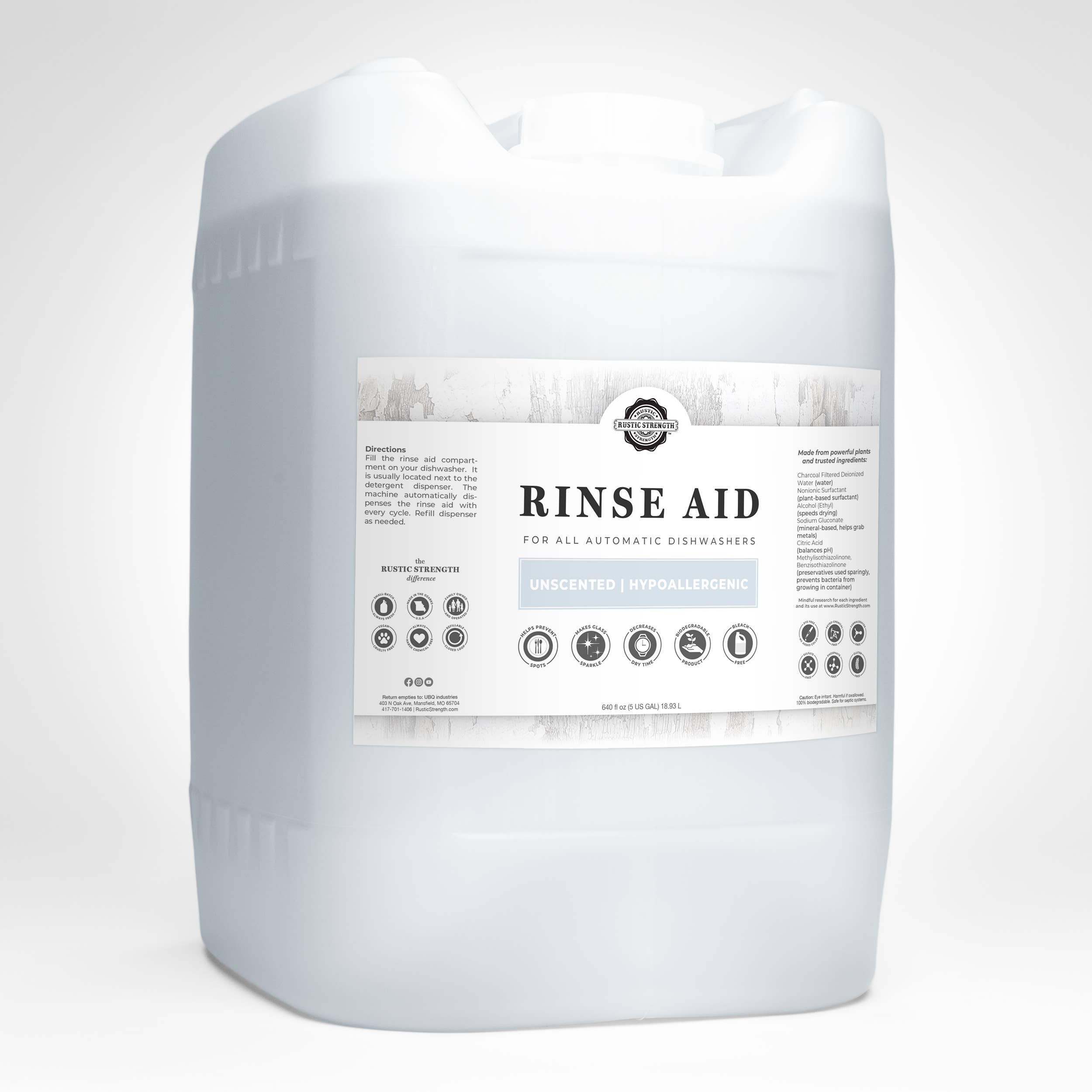 Rinse Aid for Automatic Dishwashers