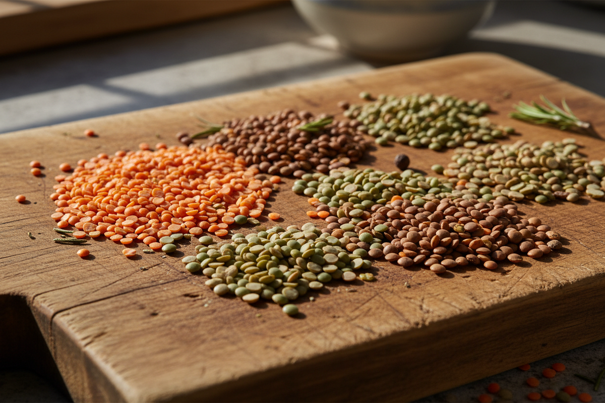 Lentils 101: Red vs. Green vs. Brown Lentils