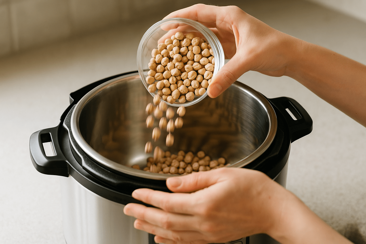 How to Cook Dried Chickpeas in Instant Pot - Life Essentials Refillery