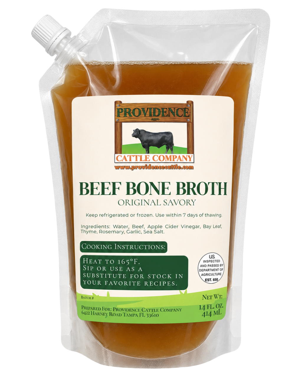 Beef Bone Broth – Original Savory
