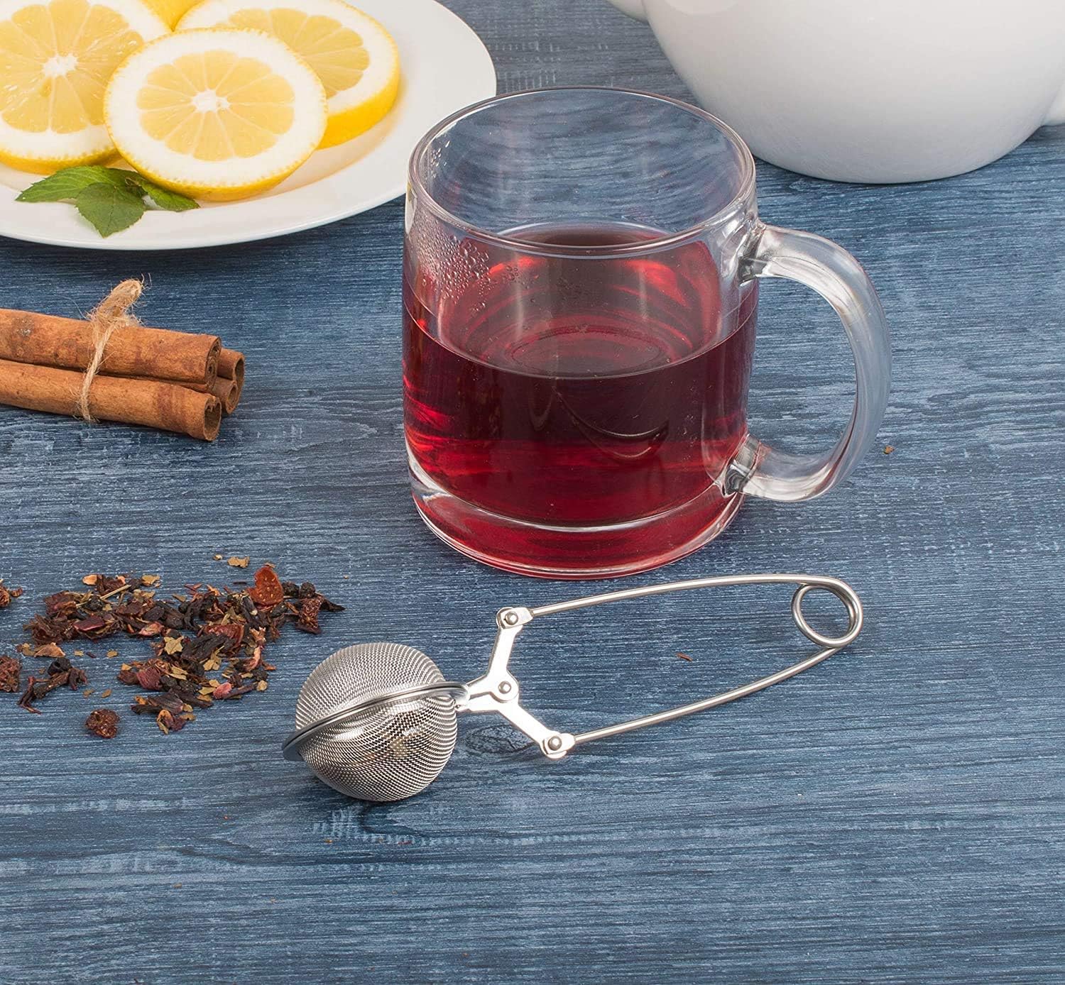 Stainless Steel Tea Strainer | Reusable Loose Leaf Infuser