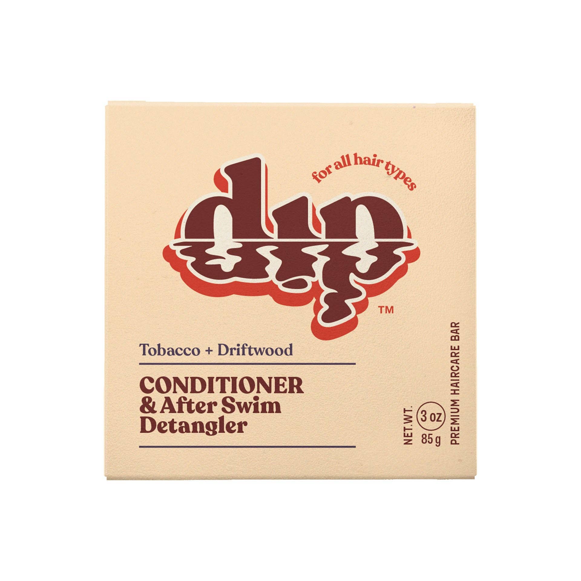 Dip Conditioner Bar & After Swim Detangler - Tobacco & Driftwood: 3 oz