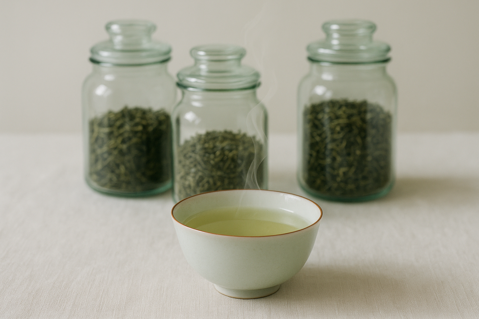 can you fill the jars with green tea