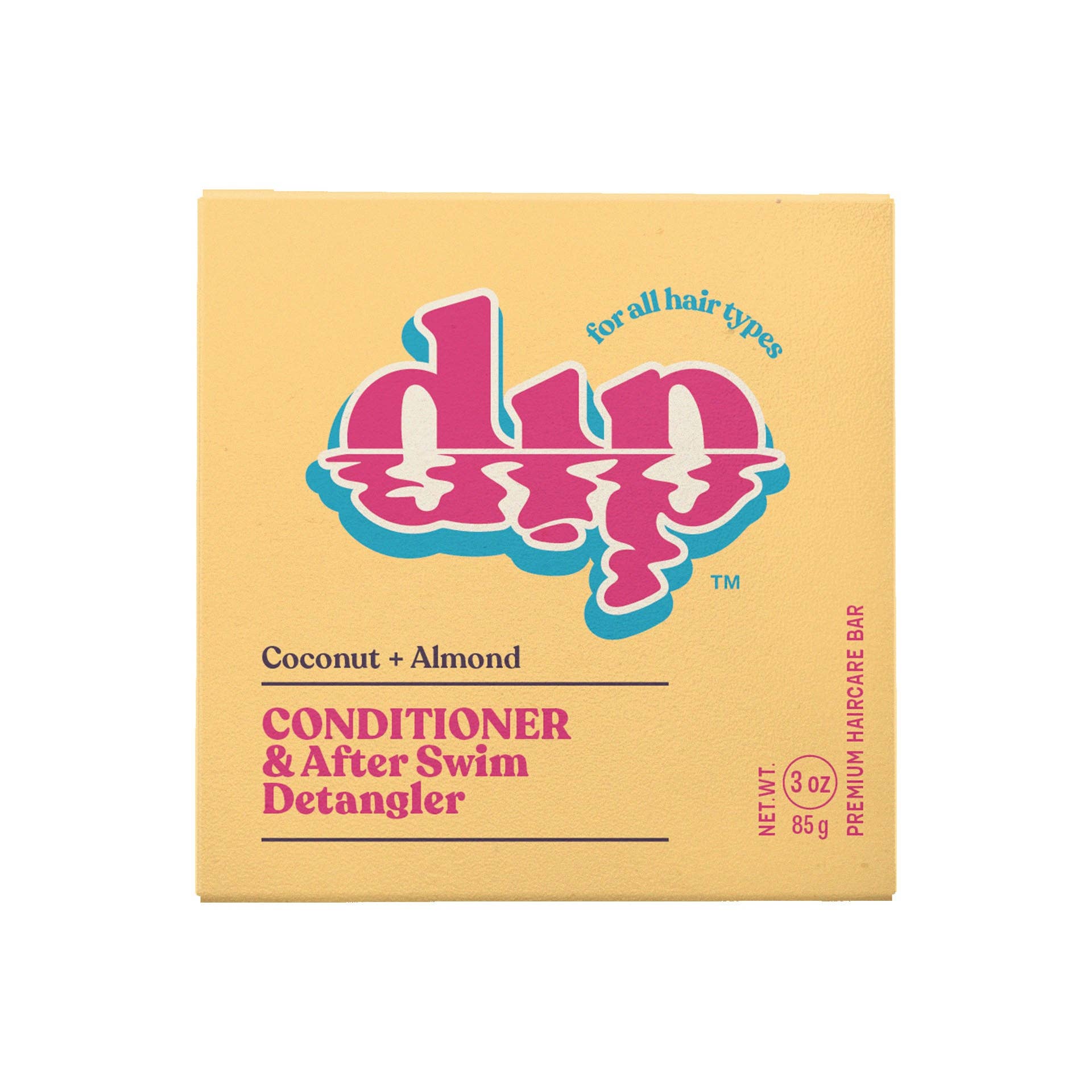 Dip Conditioner Bar & After Swim Detangler - Coconut & Almond: 3 oz