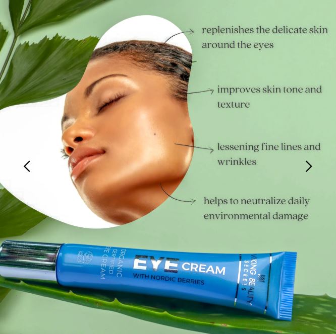 Viking Beauty Secrets Eye Cream – Firming, Hydrating Nordic Eye Treatment