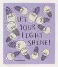Let Your Light Shine Swedish Dishcloth