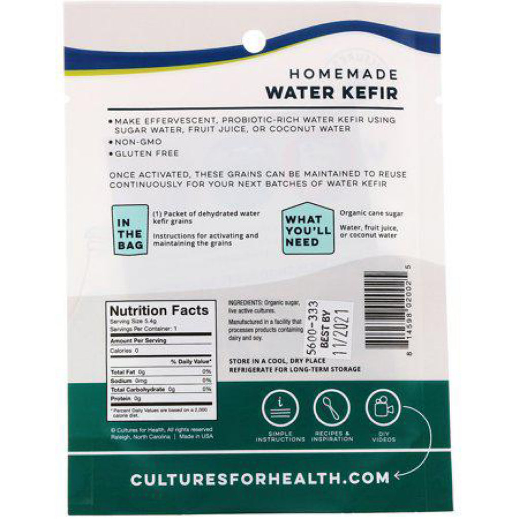 Water Kefir Grains