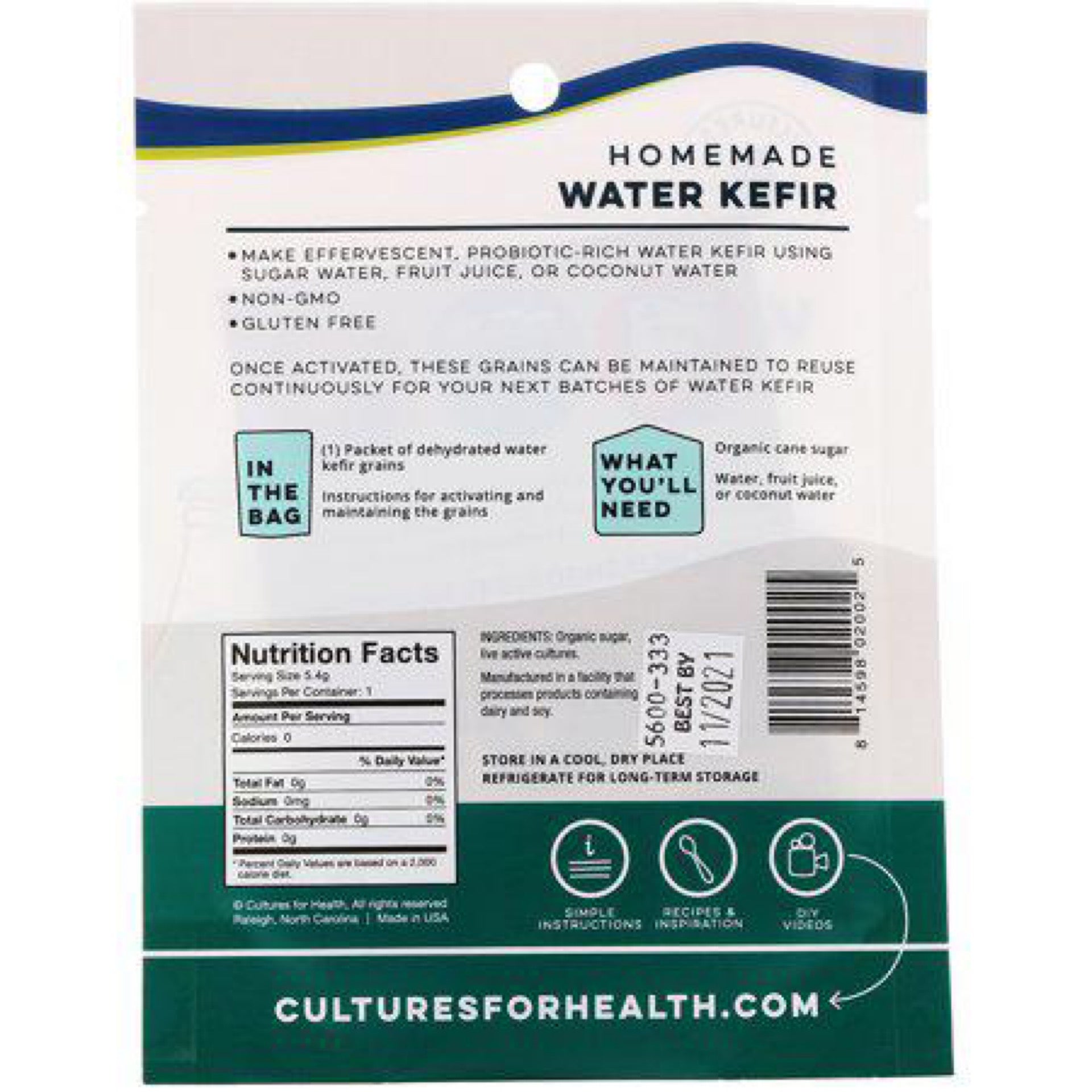 Water Kefir Grains