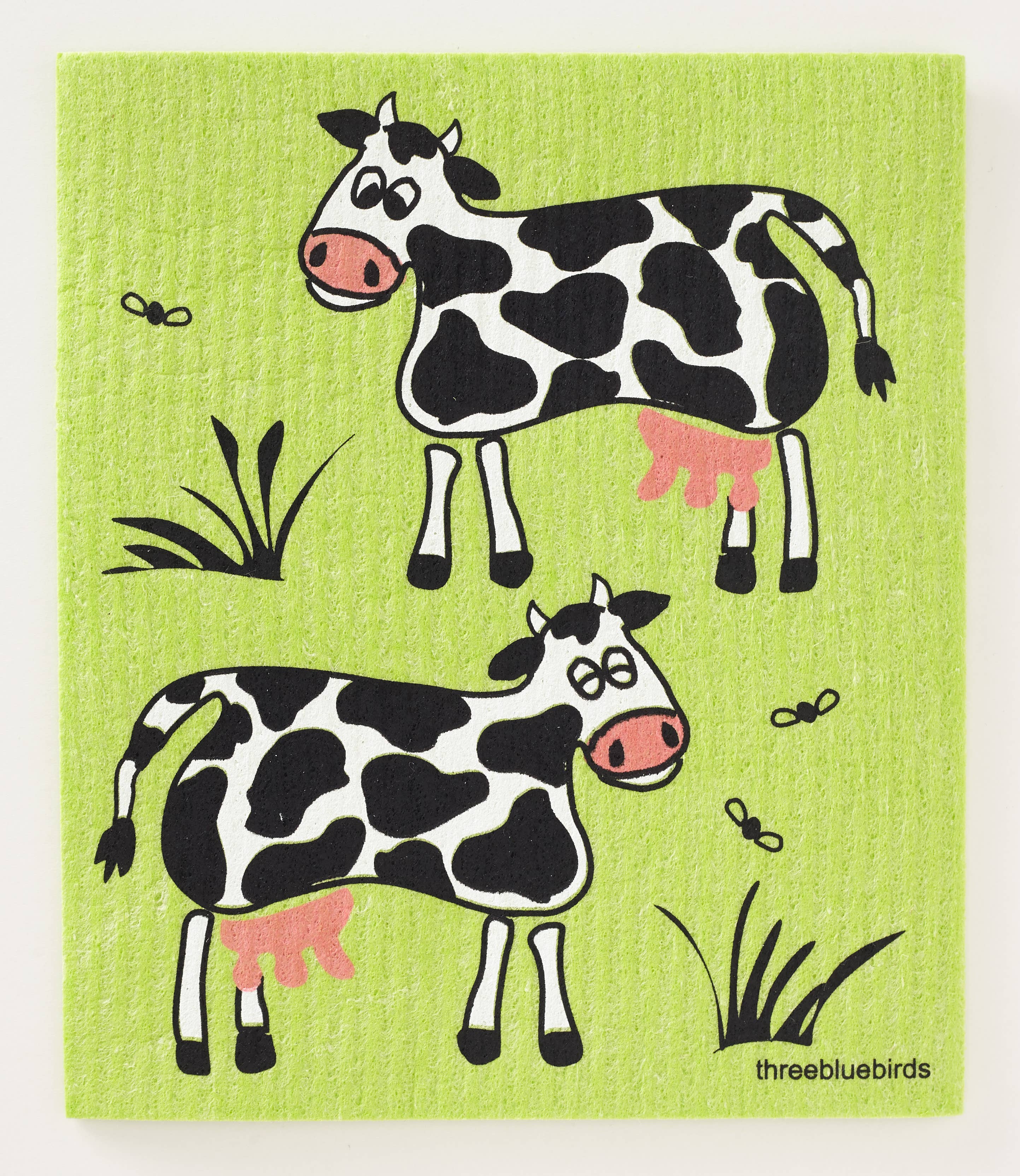 Cows on Apple Swedish Dishcloth