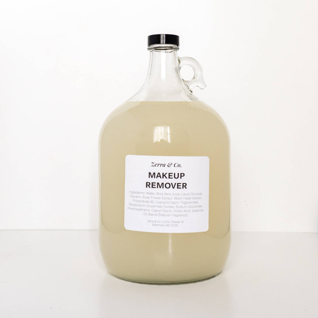 Zerra & Co. Makeup Remover – Refillable & Zero Waste by the Ounce
