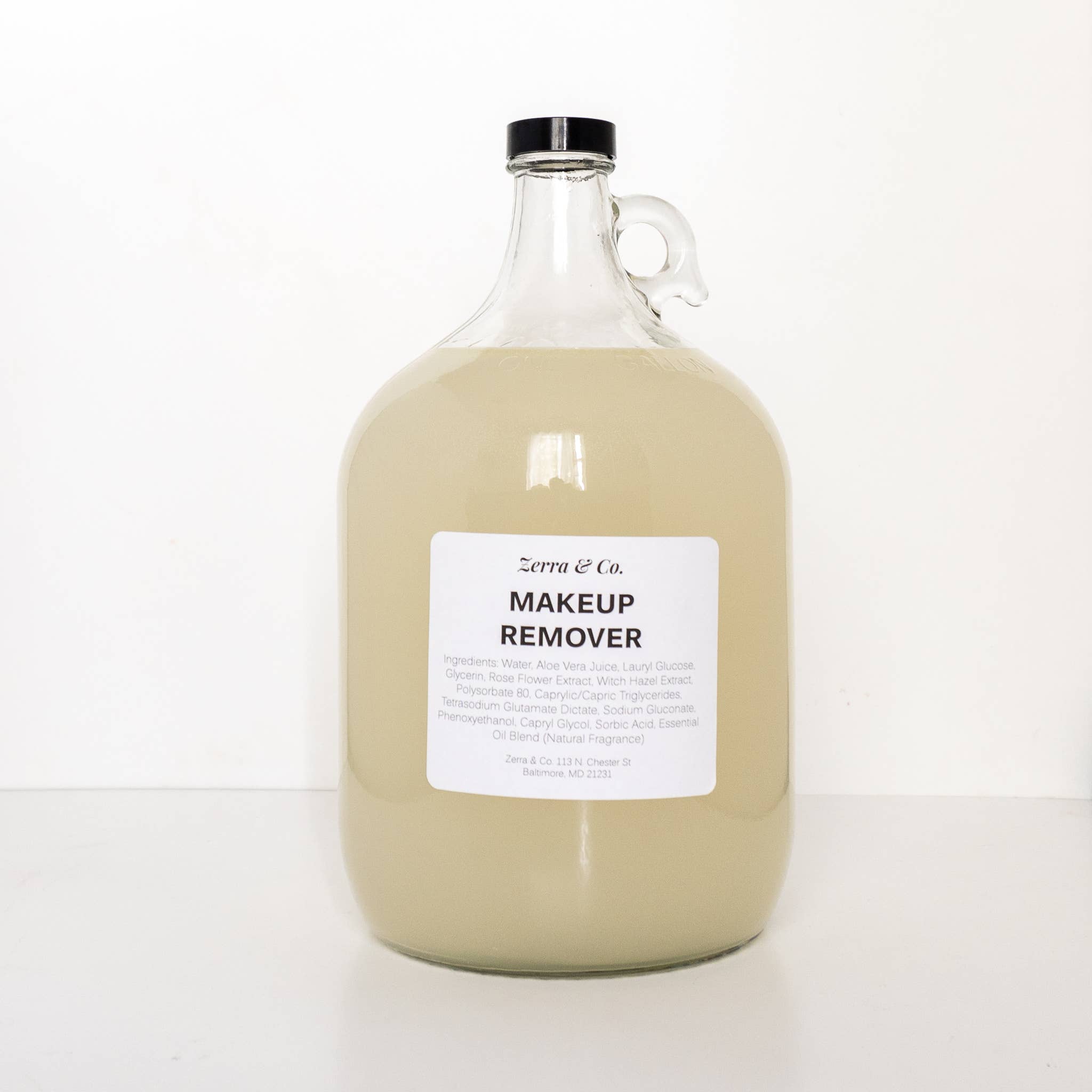 Zerra & Co. Makeup Remover – Refillable & Zero Waste by the Ounce