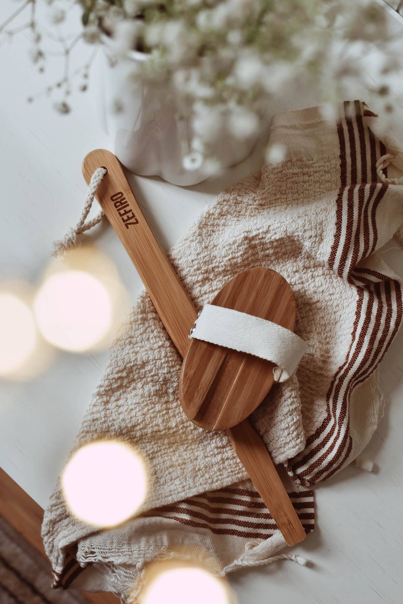 Dry/Wet Long Handle Body Brush | Zefiro
