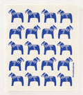 Blue Dala Swedish Dishcloth