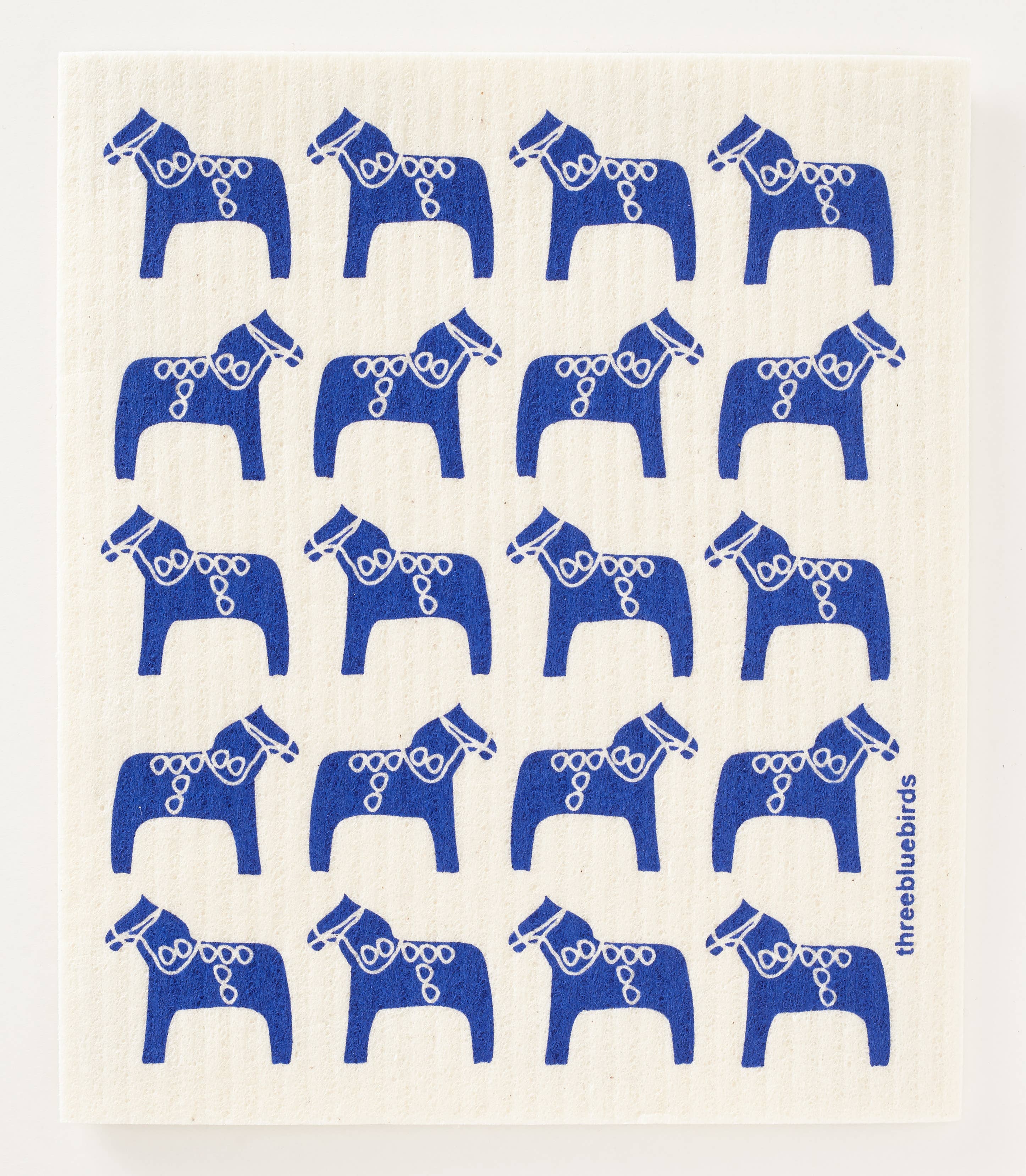 Blue Dala Swedish Dishcloth