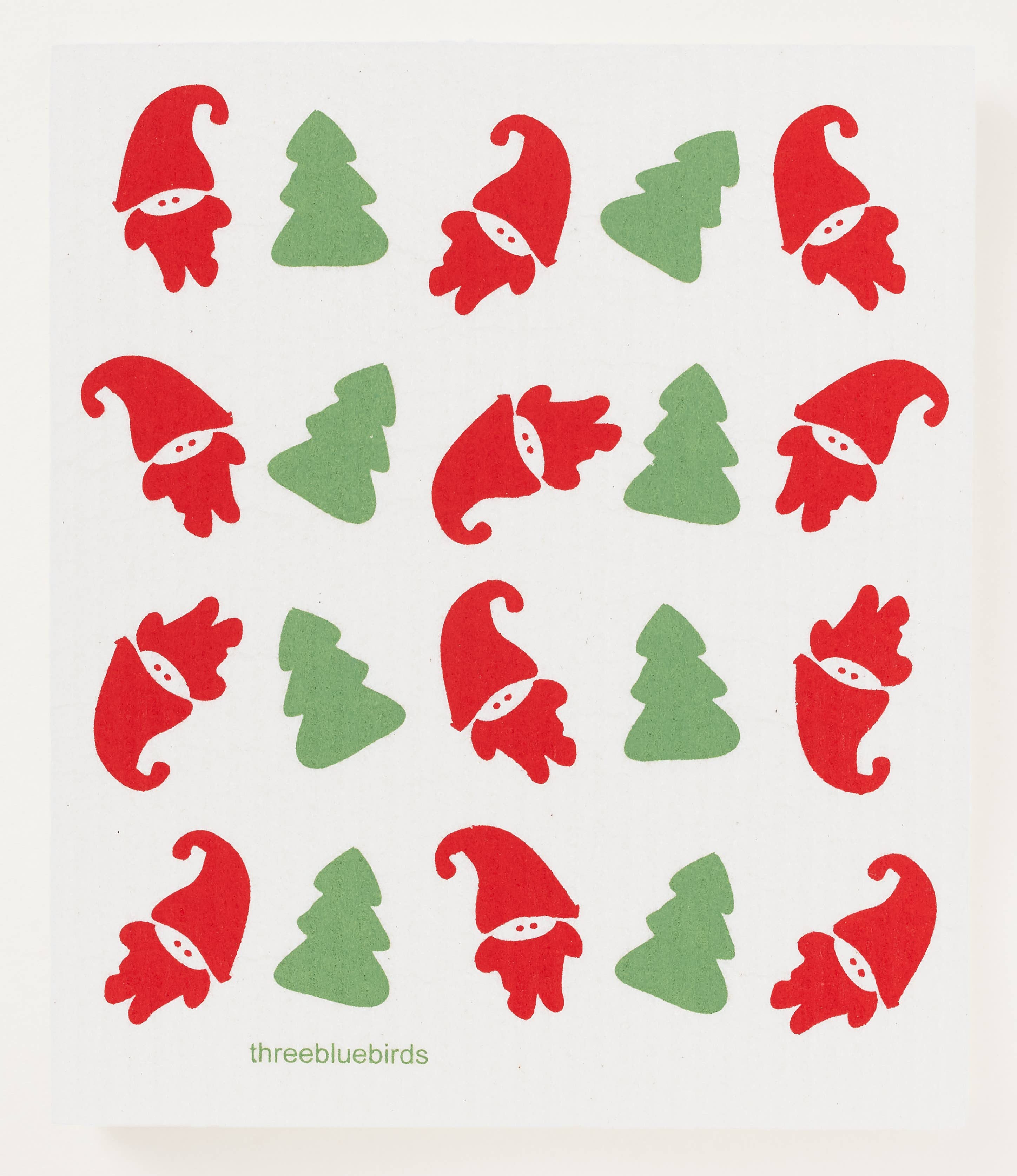 Tomte Elves Swedish Dishcloth