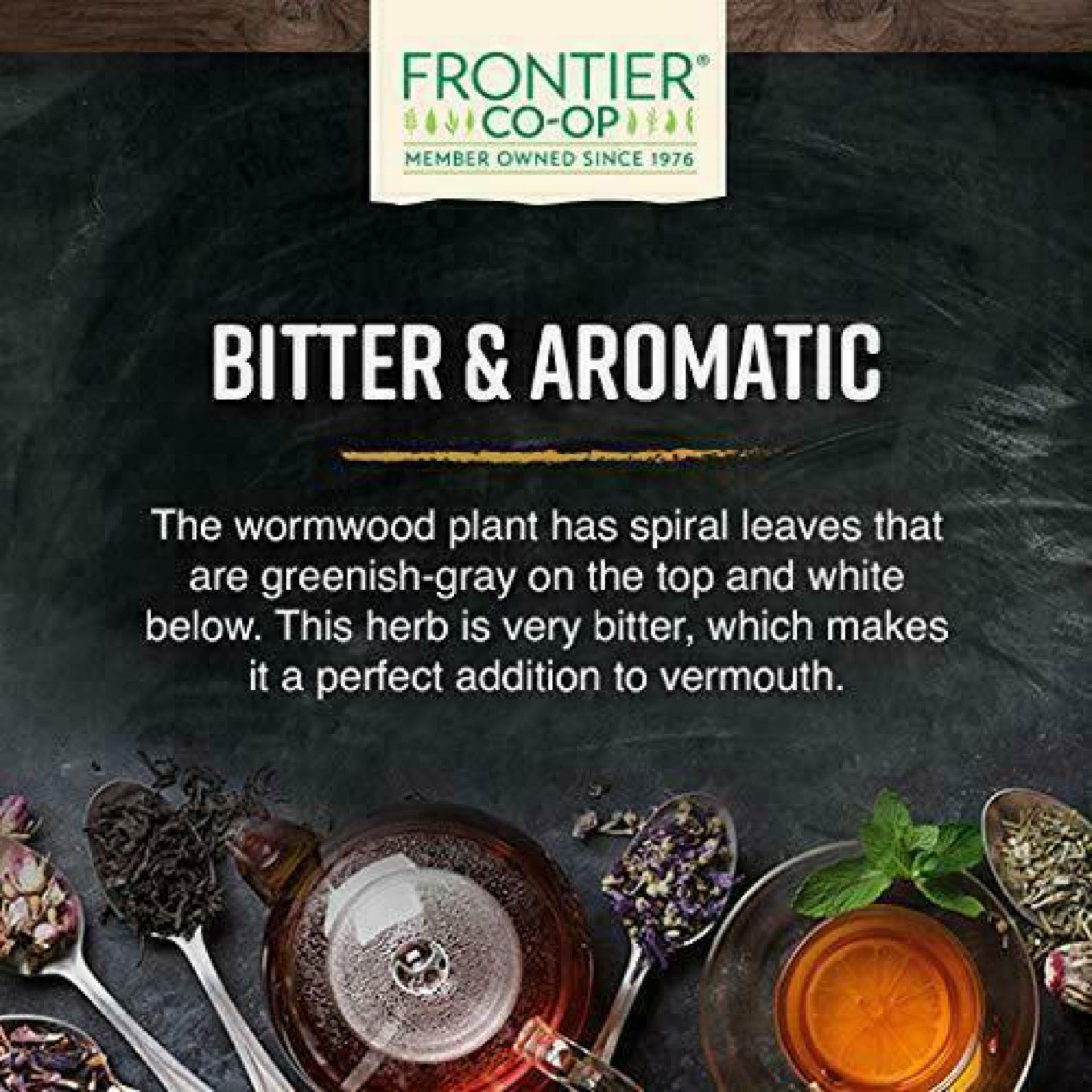 Wormwood Herb | Cut & Sifted | Certified Organic
