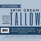 16 oz All Natural Tallow Lotion | One Ingredient Skin Cream