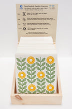 Bow Wow on Green Swedish Dishcloth
