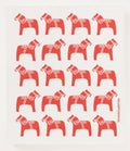 Red Dala Swedish Dishcloth