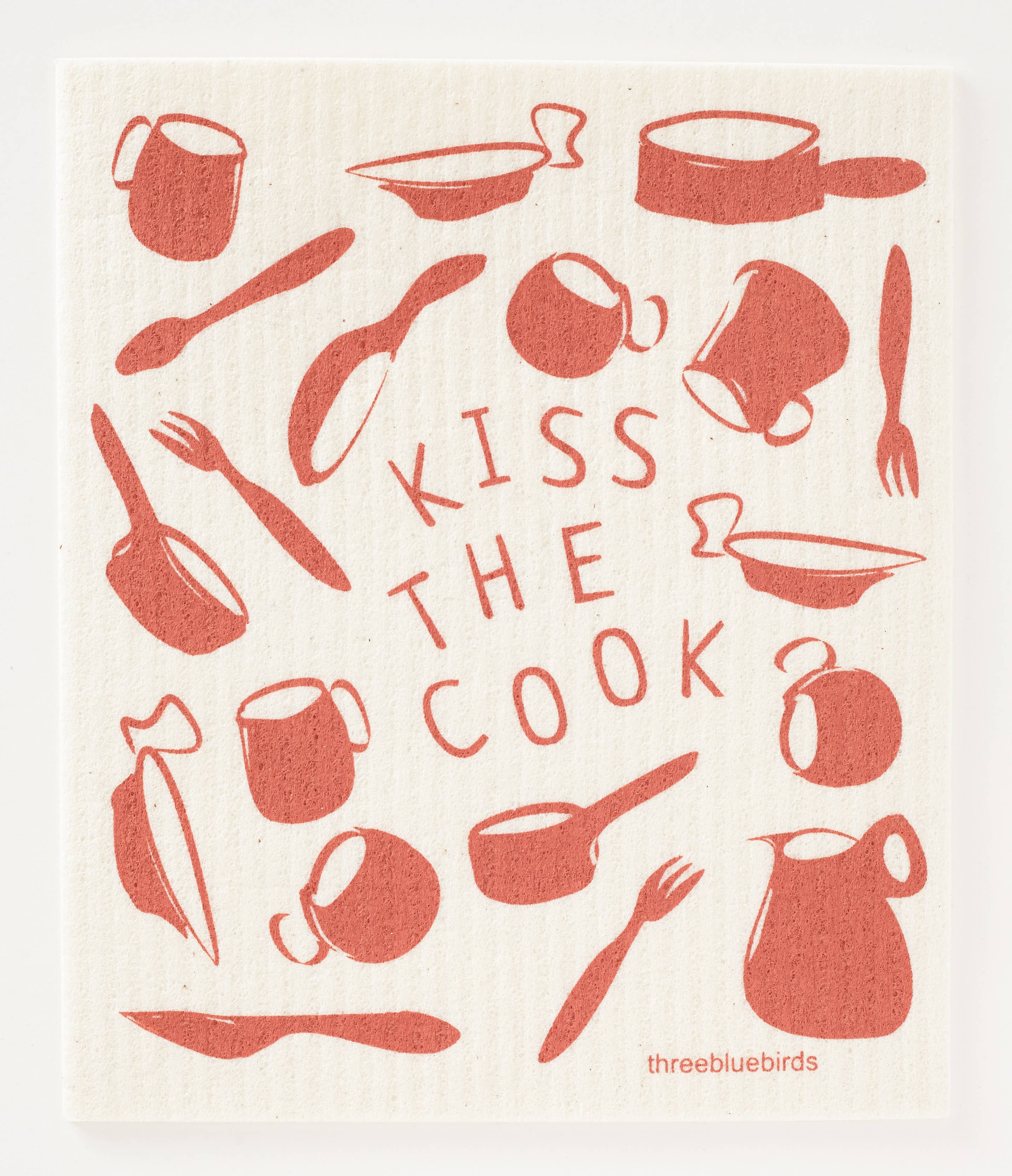 Copper Kiss the Cook Swedish Dishcloth