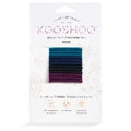 Kooshoo Biodegradable Elastic Hair Ties, Soft Organic Cotton, Pain-Free Ponytail Holders for Braids and Kids