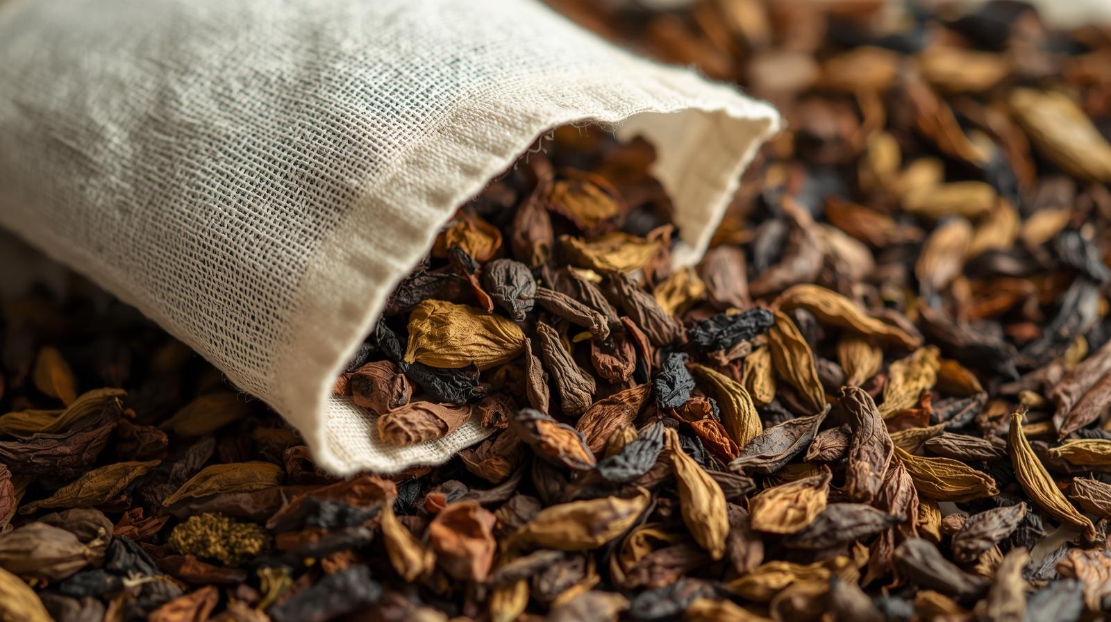 Reusable Cotton Tea Bag with Drawstring