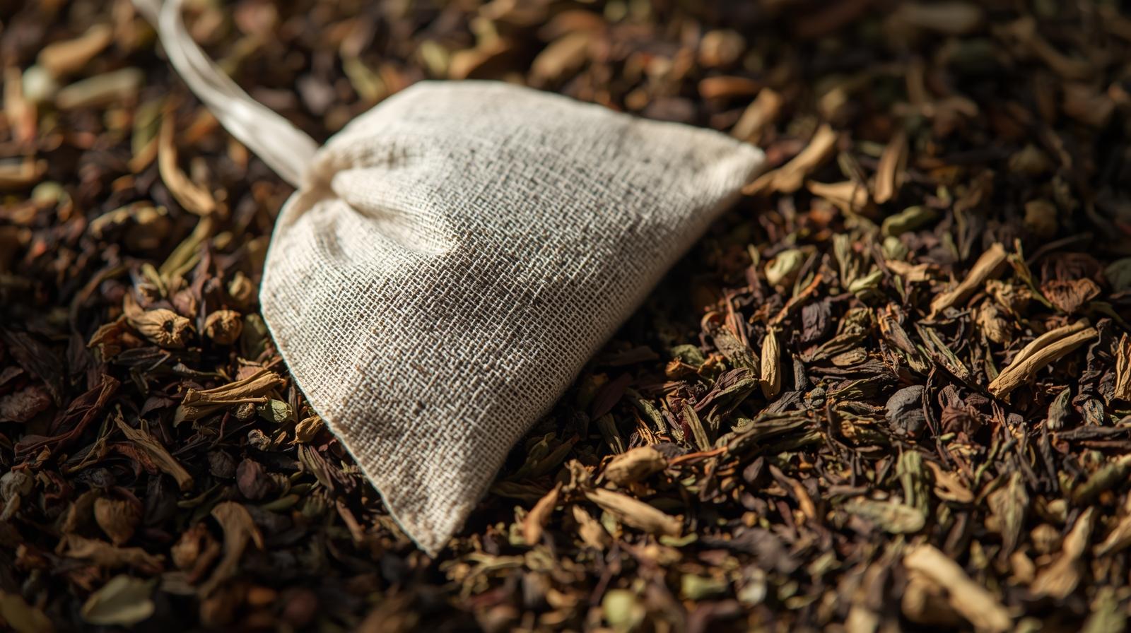 Reusable Cotton Tea Bag with Drawstring