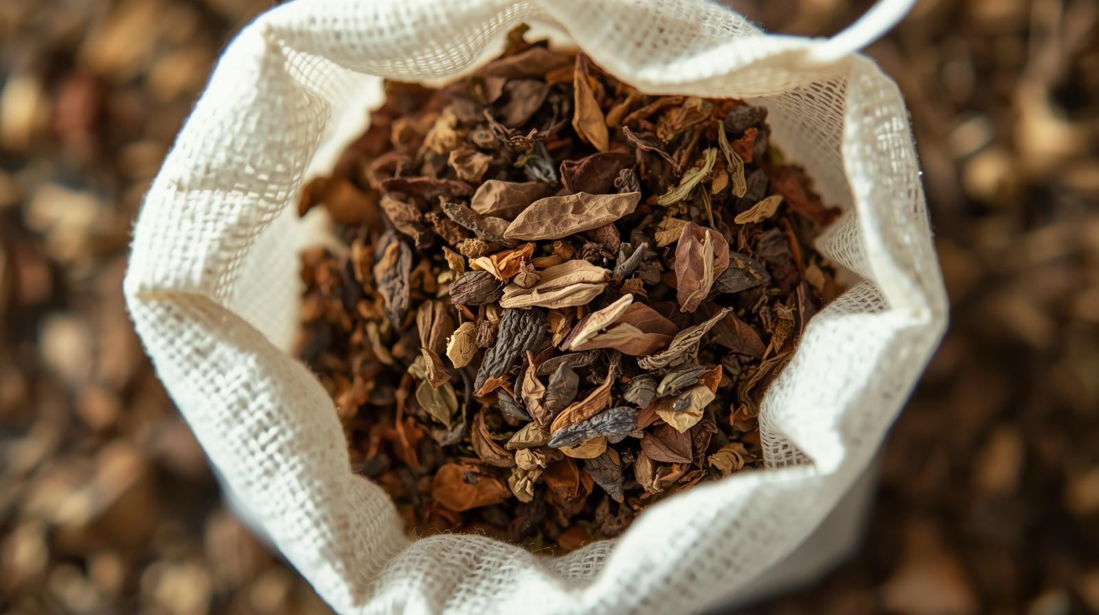 Reusable Cotton Tea Bag with Drawstring